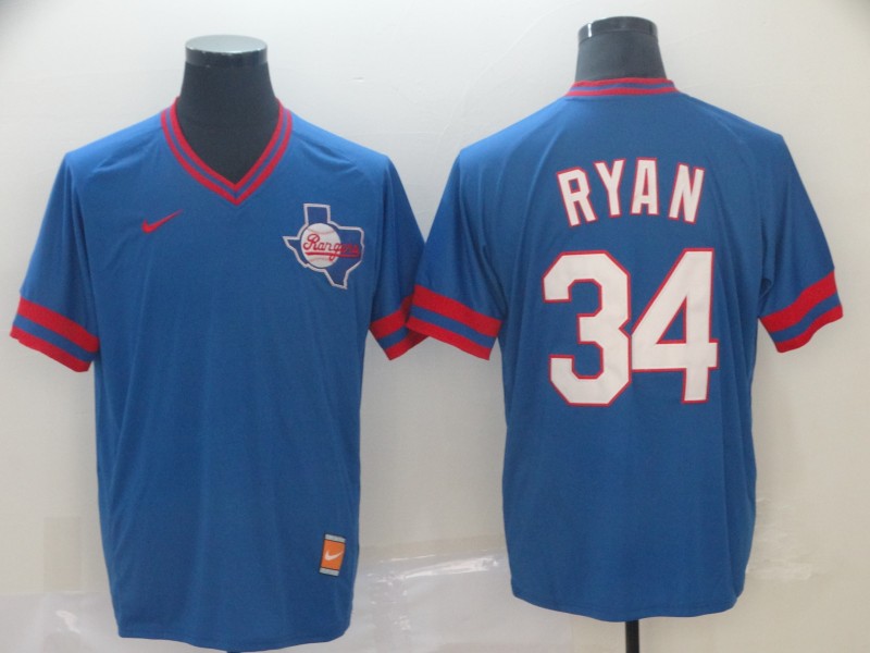 Men Texas Rangers #34 Ryan Blue Game Nike MLB Jerseys